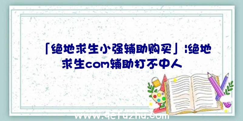 「绝地求生小强辅助购买」|绝地求生com辅助打不中人